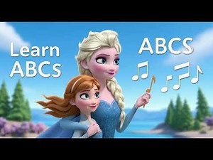Elsa & Anna Learn ABCs – Fun Alphabet Song