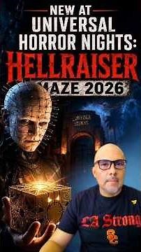 New at Universal Horror Nights: Hellraiser Maze 2026 #universalhorrornights2026 #hellraiser #homebuy