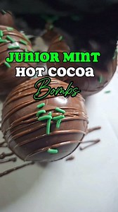 8.6K views · 88 reactions | Junior Mint Hot Cocoa Bombs Melt...