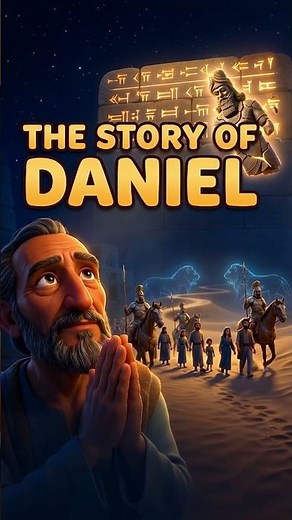 An animated telling of the story of Daniel | Watch the full video on my channel #christianshorts
