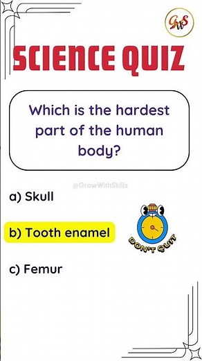 Science Quiz | Science Questions and Answers #shorts
