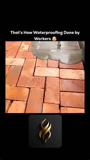 science and technology on Instagram: "Waterproofing a building is one of those behind-the-scenes processes that most people never notice—but it’s absolutely essential to keep structures safe from water damage. Watching workers apply waterproofing is oddly satisfying, as each step is precise, methodical, and carefully executed to create a long-lasting barrier. It starts with surface preparation. Every wall, roof, or floor must be cleaned, dried, and free from cracks, dust, or loose particles. Any