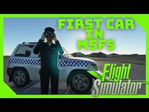FIRST DRIVE-ABLE CAR in Microsoft Flight Simulator | Mitsubishi Pajero | MSFS Add-on