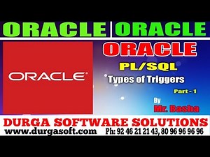OracleTutorial || onlinetraining|| pl/sql ||Types of Triggers Part-1 by Basha