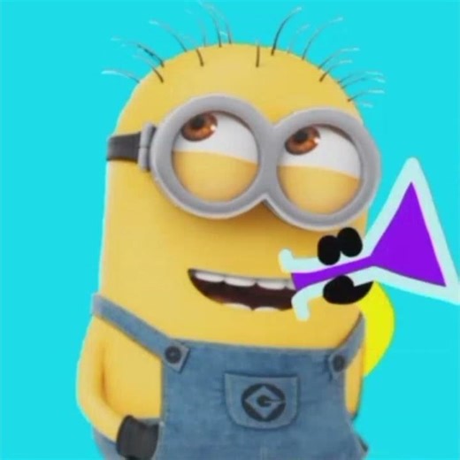 Minions Tom Beaker Triangle Purple