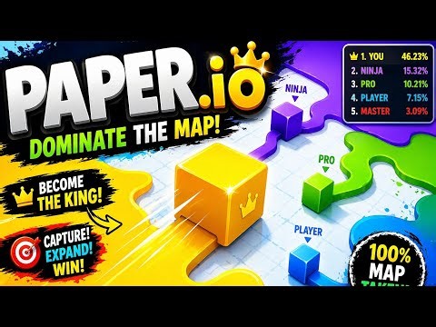 I Became KING in Paper.io 👑 Full Map Capture Challenge 🔥 Insane Gameplay #livestream #shorts