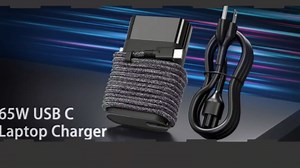 Slim 65W USB C Laptop Charger Compatible with HP Spectre x360, Envy, Elitebook x360, Omnibook, Pavilion, Chromebook, Elite x2 Travel Type C Power Cord Ac Adapter