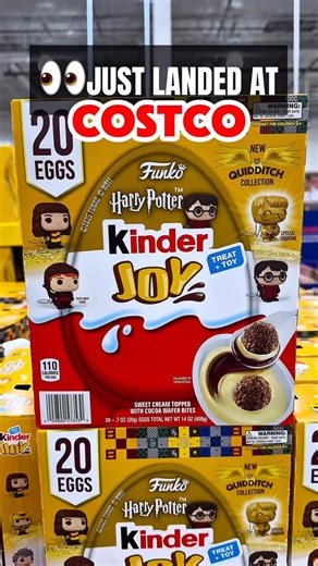 Costco just stocked the ultimate Harry Potter Kinder Joy 20-pack for $19.89—snack + magical toy in every egg! Tag someone who needs this. 彩✨ #CostcoFinds #CostcoWonders #CostcoInfluencer #HarryPotter #KinderJoy #PotterTok #CostcoSnacks #CostcoHaul #CostcoMagic #WizardingWorld | Costco Wonders | Facebook