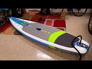 Inflating Body Glove Performer 11 Inflatable Paddle Board with Seamax SUP Pump