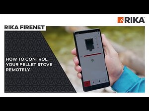 RIKA FIRENET | How to control your pellet stove remotely. | EN