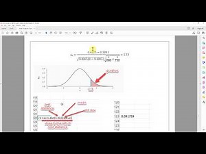 Two Proportions - Hypothesis Testing - Using Excel