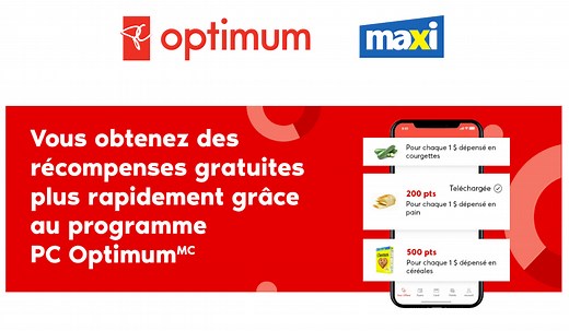 PC Optimum Maxi - Mes offres de la semaine sur les produits Choix du Président