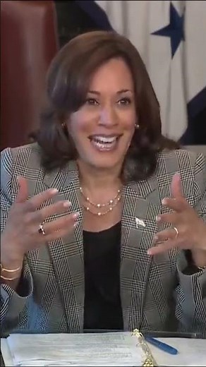 Kamala Harris explains AI at meeting: 'It means artificial intelligence' #shorts