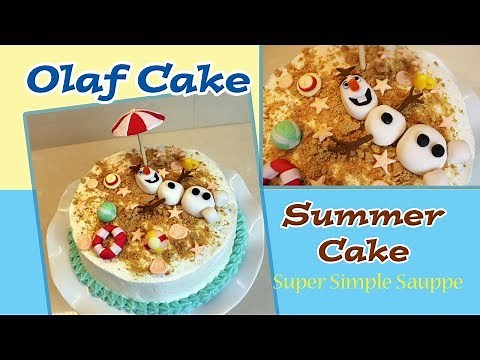 OLAF CAKE - FROZEN CAKE - SUMMER CAKE