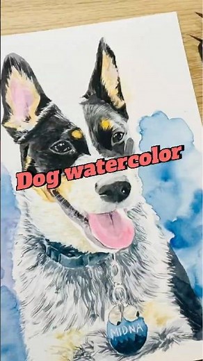 Painting Realistic Blue Heeler Fur & Making it Pop!