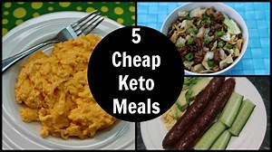 Get the recipes for these 5 Cheap & Easy Keto Meal Ideas - http://www.yummyinspirations.net/2017/06/5-cheap-keto-meals/ Pin for later - https://au.pinterest.com/pin/111534528255019682/ #ketogenic #ketodiet #keto | Yummy Inspirations