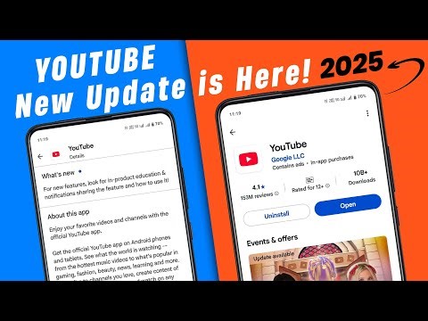 🔥YouTube App New Update Download & Install | How to Update App 2025 in Android Phone