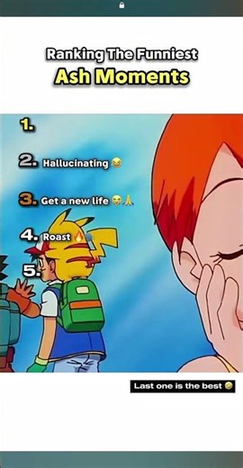 Ash moments .#funny #Pokémon ￼￼