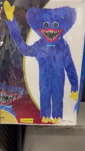 Spirit Halloween 2023 Huggy Wuggy costume