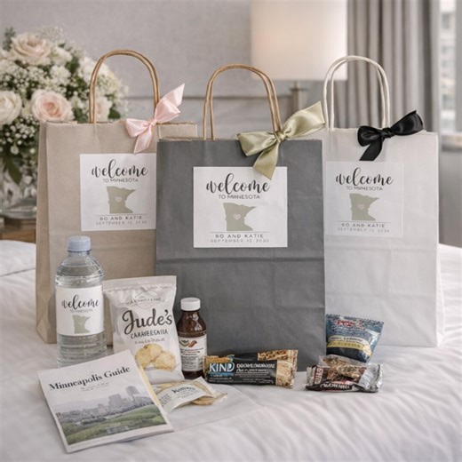 Welcome Bags for Hotel Wedding Guests, Custom Favor Bag - Etsy