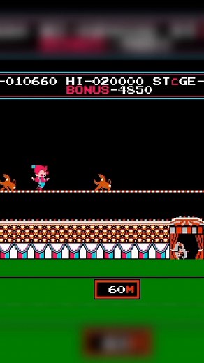 Circus Charlie 🎪 level 2