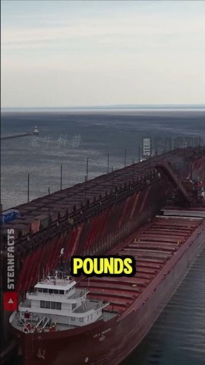 This Giant Ore Dock Loads Ships Using Gravity Alone