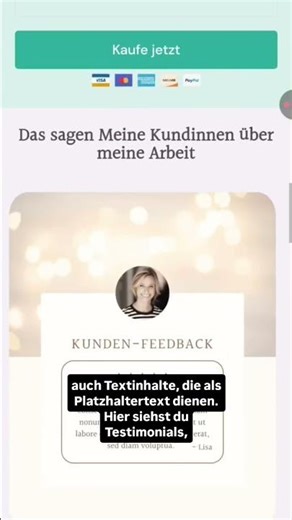 Thrivecart Salespage-Vorlage