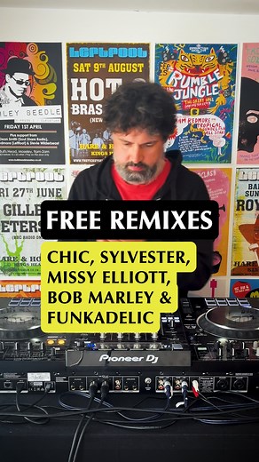 1.8K views · 29 reactions | Grab yourself some classics reworked with love  @followers #disco #funkmusic #hiphop #reggae #cumbia #remixes #samredmore #FreeDownload #nilerodgers #sylvester #MissyElliott #BobMarley #funkadelic | Sam Redmore | Facebook