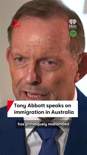 97K views · 4.8K reactions | Tony Abbott condemns the Albanese government for their handling of the Bondi terror attack, and expresses his belief in an immigration crackdown in Australia. #theissue #tonyabbott #immigration | 7NEWS Australia | Facebook