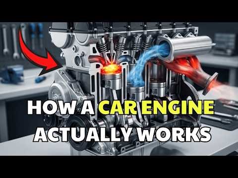 How a Car Engine ACTUALLY Works ?