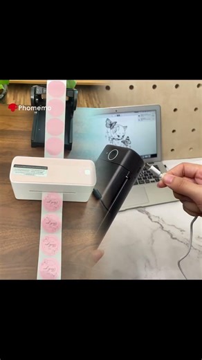 Print any label you want with Phomemo 241BT label printer!#phomemo #funmemolife
