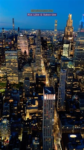 New York City at Night 4K UHD | Stunning Manhattan Skyline NYC | The City That Never Sleeps