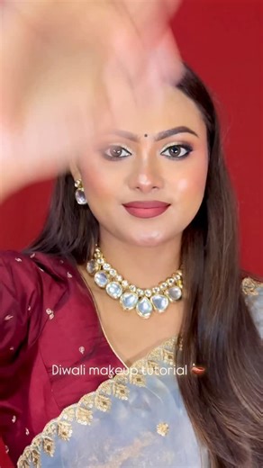750K views · 4.4K reactions | Save & share with your Makeup Paglu besties  Comment for the LINK  Follow me @ssuhana124 for more amazing video  Makeup tutorial, step by step makeup, Diwali makeup look, Diwali special, base makeup, eye makeup, grey/golden/maroon saree pe kese makeup karen, mars cosmetics #MARSCosmetics #reachedMARS #diwalimakeup #stepbystepmakeup #diwalispecial #fullfacemakeup #makeuptutorial | Suhana Parween | Facebook