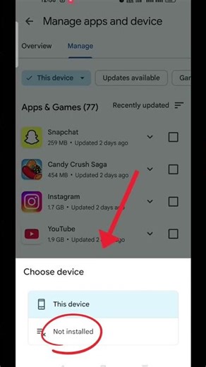 Remove Deleted Apps from Play Store Library in 30 Seconds!🔥✅ #ytshorts #viral #tech #tips #trending