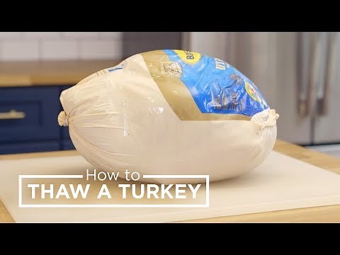 How to Thaw a Turkey