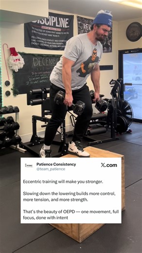 I recently started rereading Triphasic Training — probably for the 5th time in my life — and it’s a good reminder of how powerful the basics really are. I’ll be incorporating more eccentric and isometric work into my own training and with my clients. Slowing down the lowering. Owning positions. Building strength where it actually matters. Eccentric training is critical for muscle growth and strength, but it also improves: • Control • Tendon and joint health • Movement quality When you stop rushi