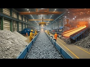How Billions of Screws Are Made | Inside a Massive Steel Wire Production Line