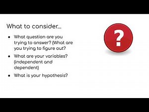 Writing Experimental Procedures