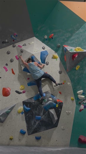 Super hard footwork! #bouldering #climbing #rockclimbing