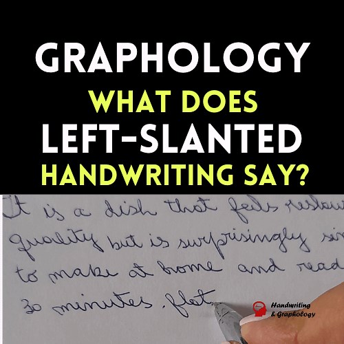 What is the Meaning of Slanted Handwriting? - Handwriting & Graphology