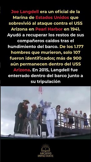 Sobrevivió a Pearl Harbor — 74 años después volvió al fondo con su tripulación