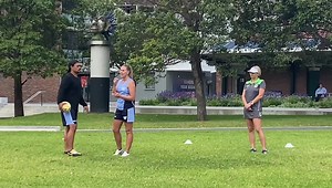 ONE YEAR TO GO! 🏈🏀⚽️🎾⛳️⛵️🏓🚴‍♀️ City of Newcastle and Lake Macquarie City Council will host the 2022 Australian Deaf Games next year. Today the games were launched, one year out from the start of the event, with a Silent Touch Football Challenge played on the lawns outside Newcastle Museum. Ceremonies coordinator Andrew Wiltshire then hosted the launch. From April 16-22 the region will host over 1,000 athletes from across Australia and the Pacific to compete in 16 medal and 4 demonstration s