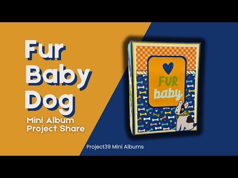 Stash Busting Mini Album Using Simple Stories Fur Baby Paper Pad