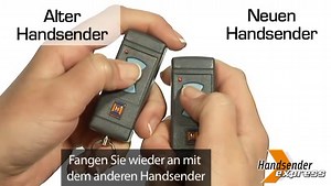 Wie programmiert man eine Fernbedienung Hormann HSE2 868
