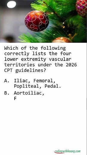 2026 Four New Lower Extremity Territories