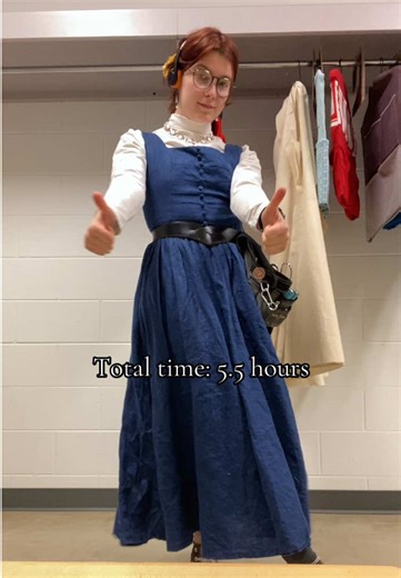 One day of work starting on a jacket for Captain Hook 🏴‍☠️ #sewing #costumes #peterpanandwendy #theatertech #asmr