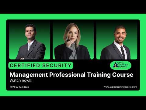 Certified Security Management Professional Training Course