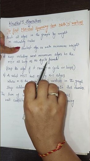 #maths #Kruskal's algorithm to find the minimum cost spanning tree.