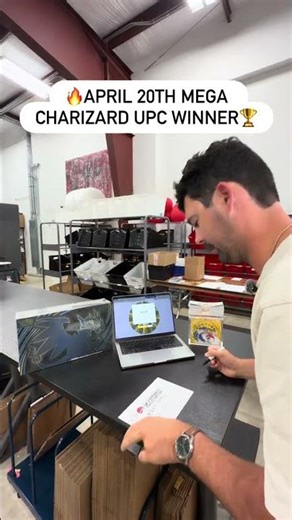 🥳 April 20th Mega Charizard UPC Winner 🏆