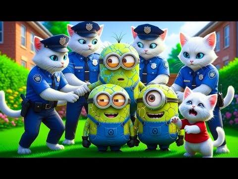 😱 OMG! 🚓 Police Save Kitten! Zombie Minions Arrested 🚨🚨